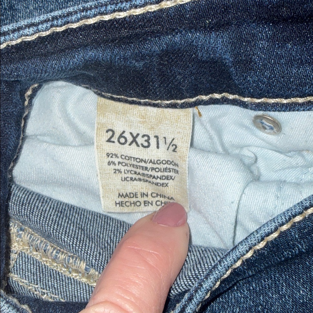 BKE Gabby skinny jeans - Thick Stitch Detail - size 26R. B13 - Picture 5 of 7